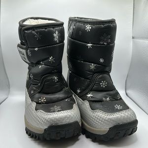Coga Snow Boots Winter Outdoor Waterproof Slip Resistant Shoes- Kids Size 9